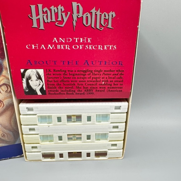 📚 Harry Potter Chamber of Secrets Jim Dale Audiobook 6 Cassette Tapes w/ Box - Picture 1 of 16